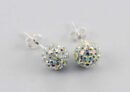 Earring Cluster Ab 8mm Ball