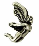 Pendant Silver Fairy Kneeling