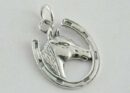 Pendant Silver Horse 21mm