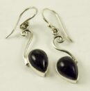 Silver Earring Tear Drop L3.2