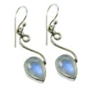 Silver Earring Tear Drop L3.2