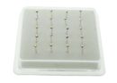 Nose Stud Silver AB Cup 20pcs