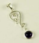 Pendant Silver Amethyst