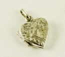 Pendant Silver Locket Heart