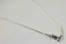 Silver Chain Snake 16 Inch