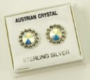 Silver Earring AB Stone