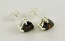 Earring Silver Stud Heart