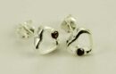 Earring Silver Stud Heart