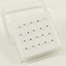 Nose Stud Silver 20pcs 1.8mm
