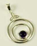 Pendant Silver Amethyst