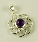 Pendant Silver Amethyst