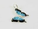 Pendant Silver Butterfly Blue
