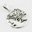 Pendant Silver Fairy Moon 22mm