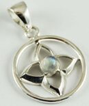 Pendant Silver Moonstone Cab
