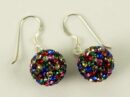 Silver Earring Drop Mixed 12mm