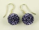 Silver Earring Drop Tanza 12mm