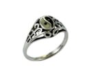 Ring Silver Oval Ying Yang