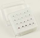 Nose Stud Silver 20pcs Mixed