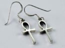 Earring Ankh Cut Plain
