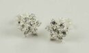 Earring Silver Stud Flower