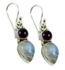 Silver Earring Tear Drop L3.2cm