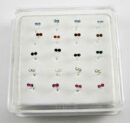 Nose Stud Silver Double 20pcs