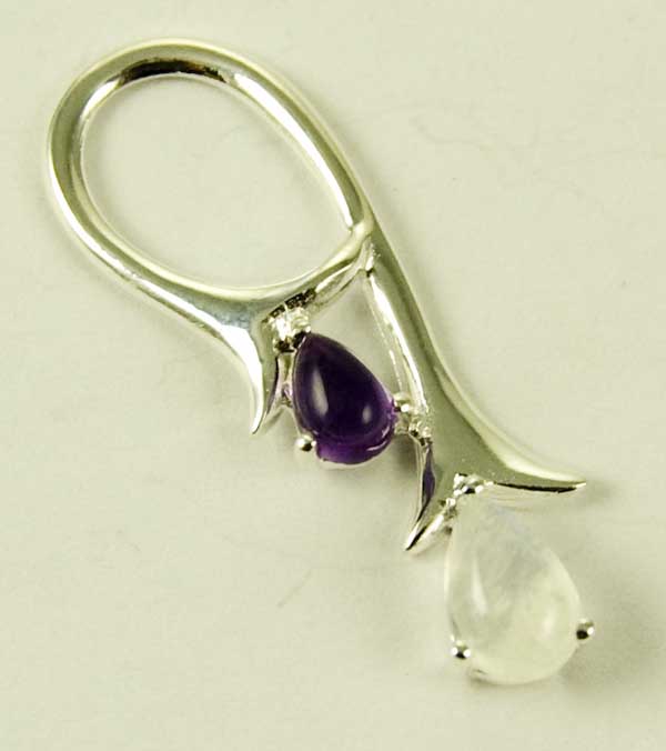 Pendant Silver Amethyst - Image 2