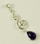Pendant Silver Amethyst