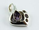 Pendant Silver Stone 30mm