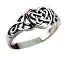Ring Silver Celtic Heart