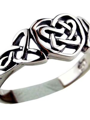 Ring Silver Celtic Heart