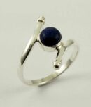 Ring Silver Swirly Lapis