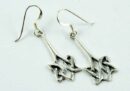 Earring Silver Hanging Knot