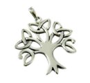 Silver Pendant Trinity Tree