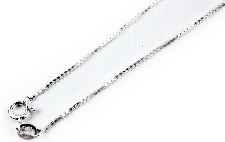 Silver Chain Box 24 Inch