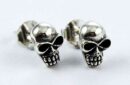 Earring Silver Studs Skull