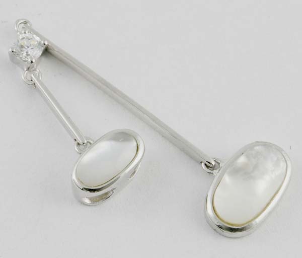 Pendant Silver Stone Clear