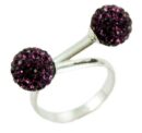 Ring Silver Cluster Balls 8mm