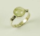 Ring Silver Circle Peridot