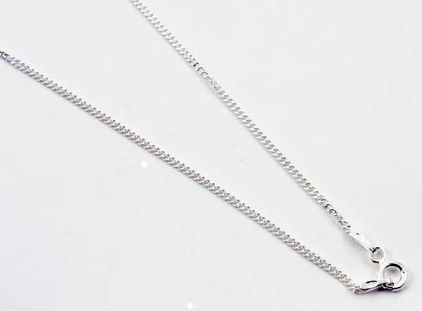 Chain Silver Curb 30 Inch