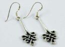 Earring Fancy Knot Drop