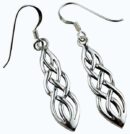 Earring Silver Celtic Twist