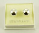 Earring Stud Plain Ball 10mm
