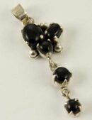 Pendant Silver 5 Circle Stones