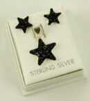 Silver Pendant And Earring Set