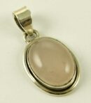 Silver Pendant Oval Stone