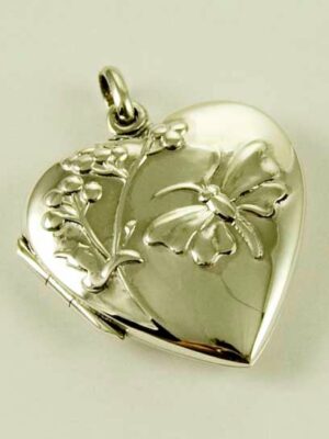 Pendant Silver Locket Heart
