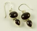 Silver Earring Double Drop