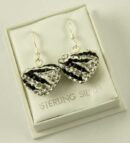 Silver Earring Heart 14mm