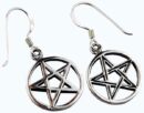 Earring Pentagram In Circle